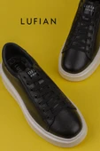 Lufian Siyah Gage Erkek Deri Sneaker Ayakkabı thumbnail 6