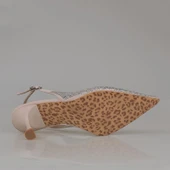 Trend Adımlar Krem El Taş İşlemeli Kadın Klasik Ayakkabı thumbnail 4