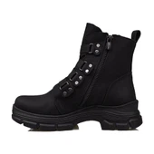 Trend Adımlar Siyah Martina Kadın Yünlü Kauçuk Bot thumbnail 3