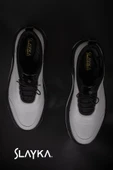 Slayka Beyaz Lastik Boğazlı Köpük Taban Erkek Günlük Ayakkabı thumbnail 5