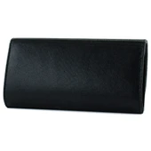 Erkan Saçmacı Siyah Kristal Taşlı Zincir Askılı Manyetik Kapaklı Abiye El Çantası - 3