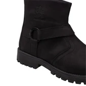 Trend Adımlar Siyah Hakiki Nubuk Deri Unisex Bot thumbnail 5