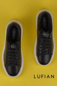 Lufian Siyah Gage Erkek Deri Sneaker Ayakkabı thumbnail 5