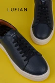 Lufian Lacivert Tommy Erkek Deri Sneaker thumbnail 6