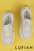 Lufian Beyaz Jake Erkek Deri Sneaker thumbnail 6