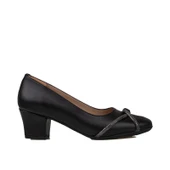 Trend Adımlar Siyah Taş Sarmalı Kadın Klasik Ayakkabı thumbnail 2