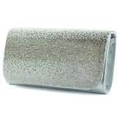 Erkan Saçmacı Lame Degrade Kristal Taşlı Zincir Askılı Manyetik Kapaklı Abiye El Çantası - 1