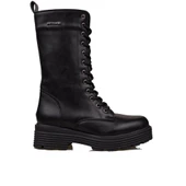 Pierre Cardin Siyah Kalın Taban Bağcıklı Postal Bot PC-52402 thumbnail 1