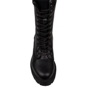 Pierre Cardin Siyah Kalın Taban Bağcıklı Postal Bot PC-52402 thumbnail 8