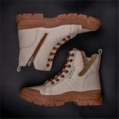 Trend Adımlar Krem Yulia Kadın Spor Bot thumbnail 8