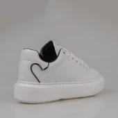 Lufian Beyaz Amy Hakiki Deri Kadın Sneaker thumbnail 4