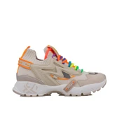 Trend Adımlar Bej Kadın Renkli Lastik Boğazlı Hafif Dolgu Sneaker thumbnail 1