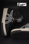 Tayger Siyah Uzun Boğaz Unisex Sneaker - 5