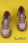 Slayka Krem Porp Erkek Hakiki Deri Casual Ayakkabı thumbnail 4