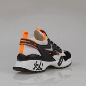 Trend Adımlar Beyaz Kadın Renkli Lastik Boğazlı Hafif Dolgu Sneaker thumbnail 4