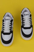 Tayger Siyah Kalın Taban Unisex Nubuk Deri Sneaker thumbnail 5