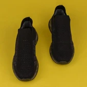 M2S Siyah Marla Kadın Lastikli Ortopedik Sneaker thumbnail 5