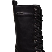 Pierre Cardin Siyah Kalın Taban Bağcıklı Postal Bot PC-52402 thumbnail 6