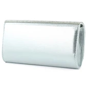 Erkan Saçmacı Lame Degrade Kristal Taşlı Zincir Askılı Manyetik Kapaklı Abiye El Çantası - 3