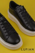 Lufian Siyah Gage Erkek Deri Sneaker Ayakkabı thumbnail 7
