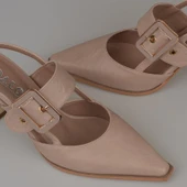 Trend Adımlar Kahverengi Suni Deri Kemerli Kadın Klasik Ayakkabı thumbnail 5