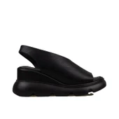 Trend Adımlar Siyah Kalın Taban Ultra Hafif Yan Kapalı Kadın Sandalet thumbnail 2