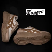 Tayger Bej Kalın Taban Kadın Sneaker - 5