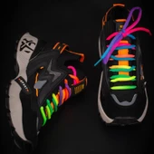 Trend Adımlar Siyah Kadın Renkli Lastik Boğazlı Hafif Dolgu Sneaker thumbnail 6