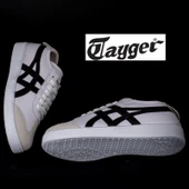 Tayger Beyaz-Siyah Hakiki Deri Unisex Sneaker thumbnail 5