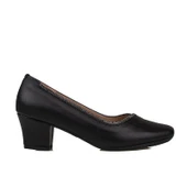 Trend Adımlar Siyah Taş İşlemeli Kadın Klasik Ayakkabı thumbnail 2