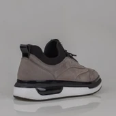 Slayka Gri Lastik Boğazlı Köpük Taban Erkek Günlük Ayakkabı thumbnail 4