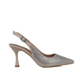 Trend Adımlar Krem El Taş İşlemeli Kadın Klasik Ayakkabı thumbnail 1