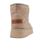 Pierre Cardin Bej Orta Boy Kadın Süet Bot PC-52710 thumbnail 4