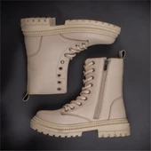 Trend Adımlar Krem Ottavia Kadın Postal Bot thumbnail 7