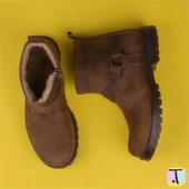 Trend Adımlar Vizon Hakiki Nubuk Deri Unisex Bot thumbnail 6