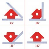 Valkyrie 50lbs 22kg Açılı Manyetik Kaynak Gönye Tutucu - 9