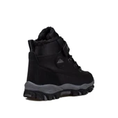 Trend Adımlar Siyah Power Kaymaz Taban Yünlü Trekking Çocuk Bot - 5
