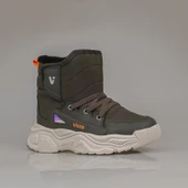 Vicco Haki Fit Unisex Çocuk İçi Yünlü Karbotu - 2