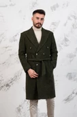 SİR KRUVAZE YEŞİL ERKEK KAŞE KABAN - 5