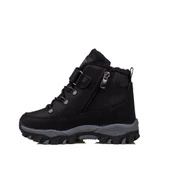 Trend Adımlar Siyah Power Kaymaz Taban Yünlü Trekking Çocuk Bot - 2