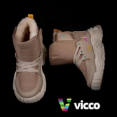 Vicco Bej Fit Unisex Çocuk İçi Yünlü Karbotu thumbnail 5