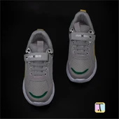 Trend Adımlar Sarı Cırt Cırtlı Unisex Çocuk Spor Ayakkabı thumbnail 3