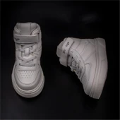 Pinokyo Beyaz Memory Foam Hafif Çocuk Boğazlı Sneaker thumbnail 5