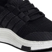 Trend Adımlar Siyah Unisex Patik Lastikli Çocuk Spor Ayakkab - 4