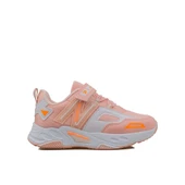 Trend Adımlar Pudra Renkli Dokulu Unisex Çocuk New Force Spor Ayakkabı - 1