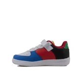 Trend Adımlar Saks Mavi Suni Deri Mevsimlik Filet Unisex Çocuk Sneaker - 3