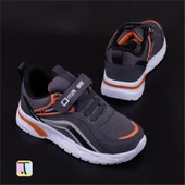 Trend Adımlar Füme Cırt Cırtlı Unisex Çocuk Spor Ayakkabı thumbnail 4