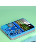 Winex Mobile Winex G6 Retro 3.5 Inç Tv Bağlanan 2.joystickli Oyun Konsolu Mavi (666 Klasik Oyunlar) thumbnail 3