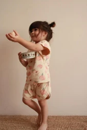 Şeftali Baskı Kaşkorse Alt Üst Takım thumbnail 7