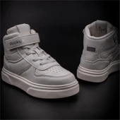 Pinokyo Beyaz Memory Foam Hafif Çocuk Boğazlı Sneaker thumbnail 6